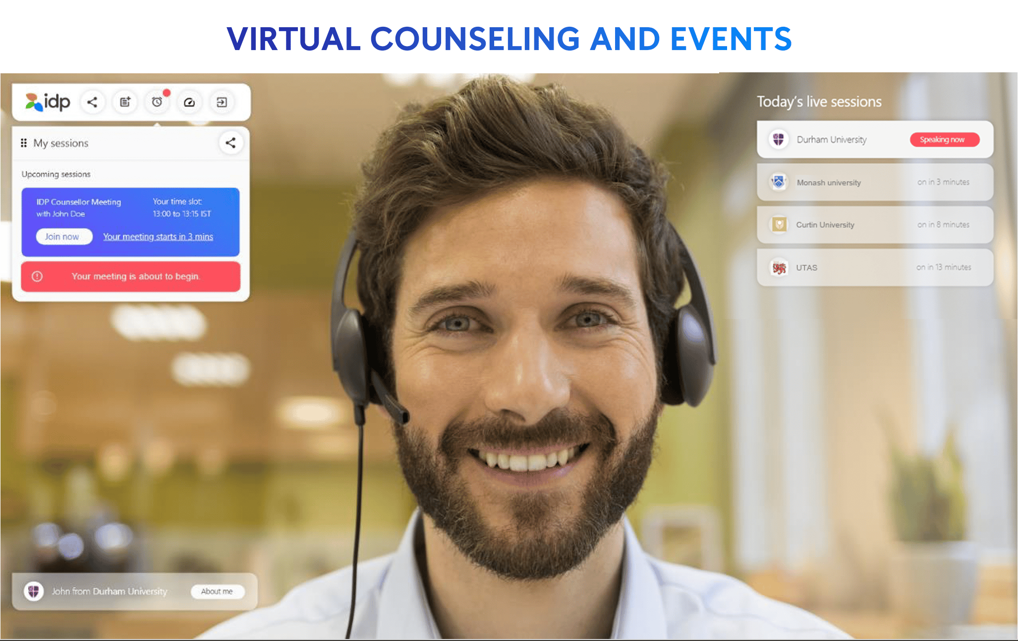 IDP Connect Stay ConnectED: Virtual Events for International Educators
